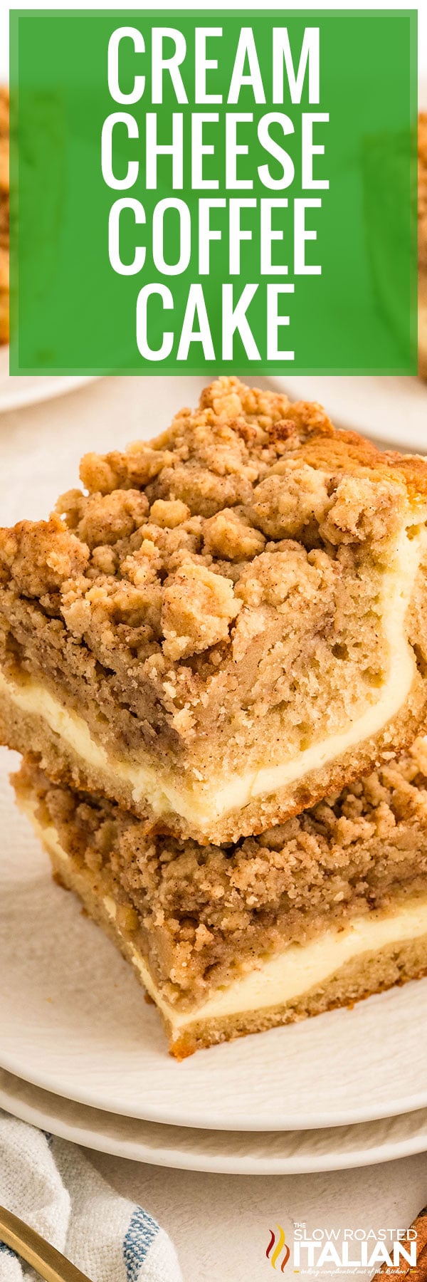 Cream Cheese Coffee Cake Recipe -PIN