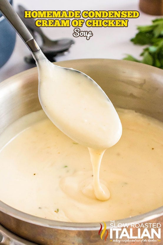 titled: Homemade Condensed Cream Of Chicken Soup