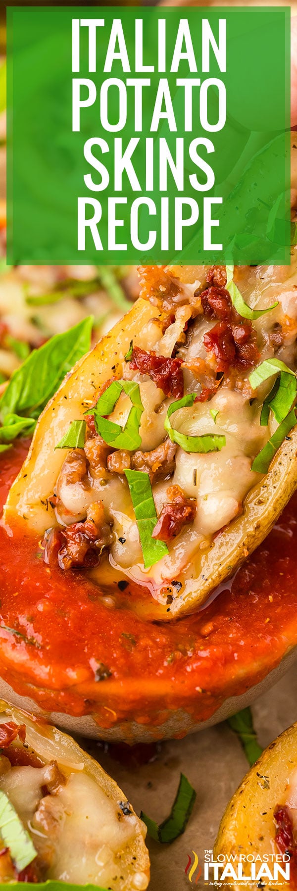 Italian Potato Skins Recipe -PIN