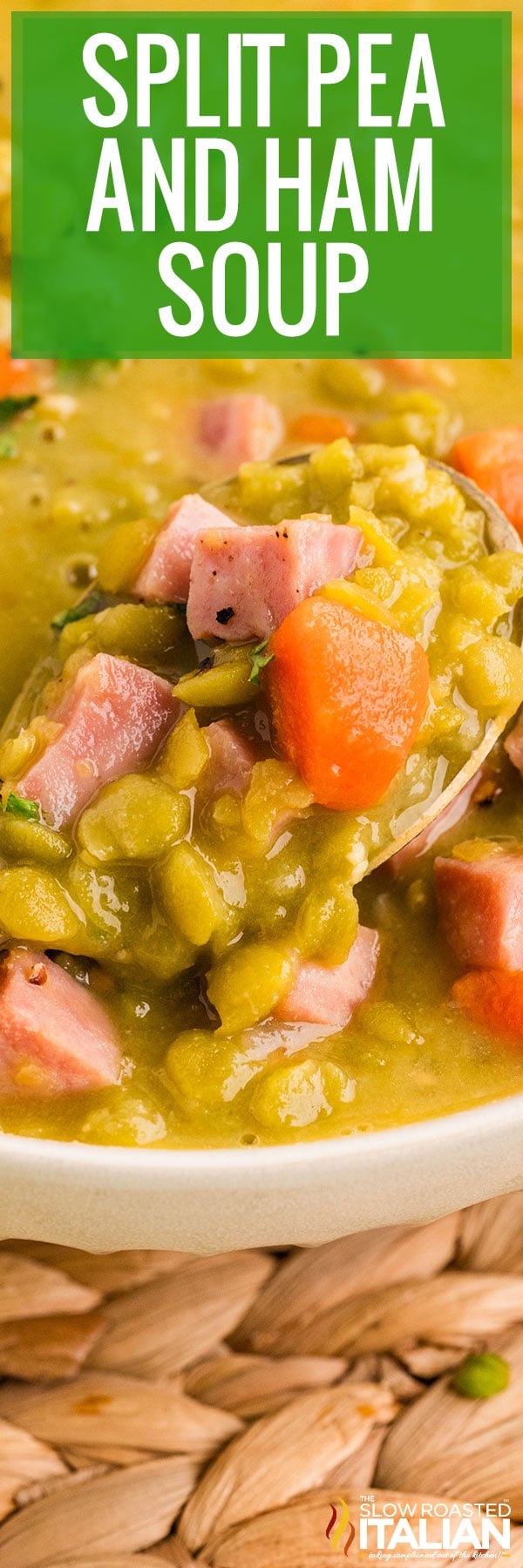 Split Pea and Ham Soup Recipe -PIN