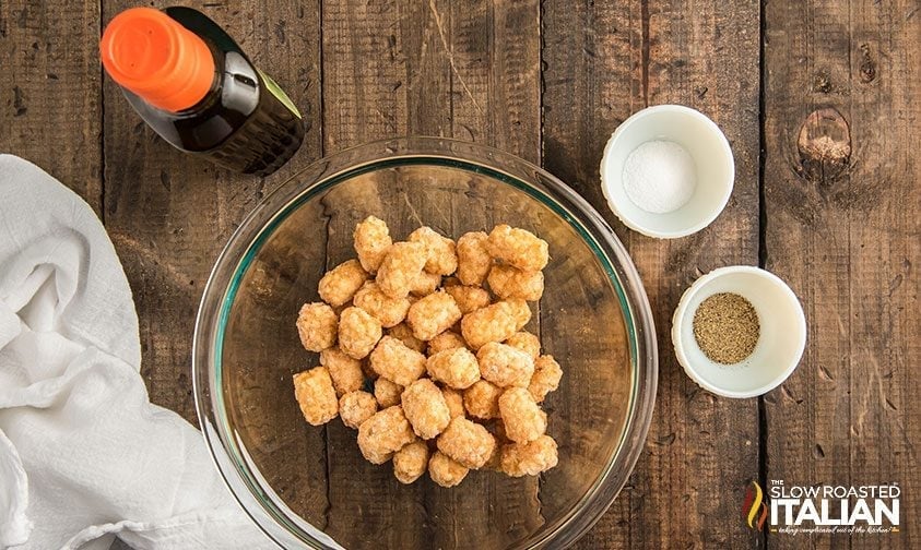 ingredients to make tater tots in air fryer from frozen