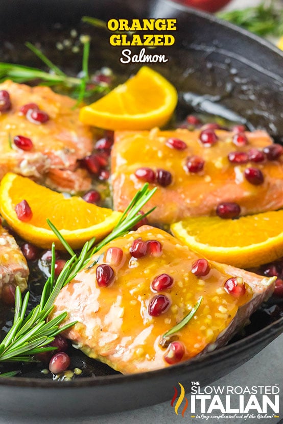 titled image: Orange Glazed Salmon