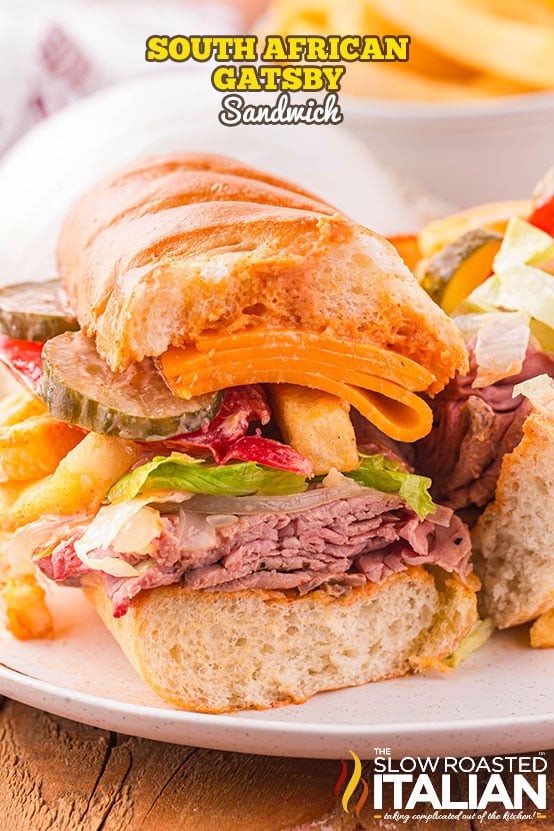 titled image: South African Gatsby Sandwich