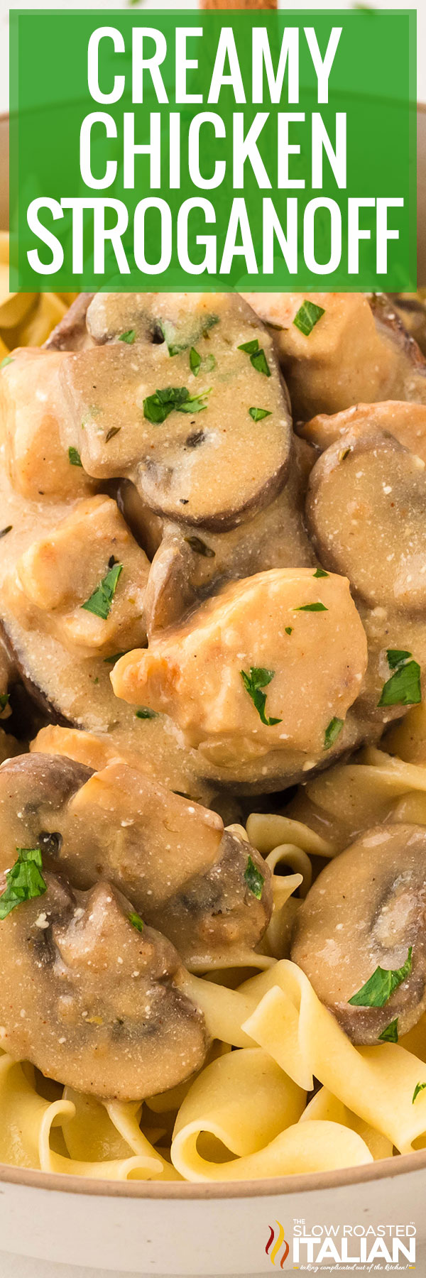Creamy Chicken Stroganoff -PIN