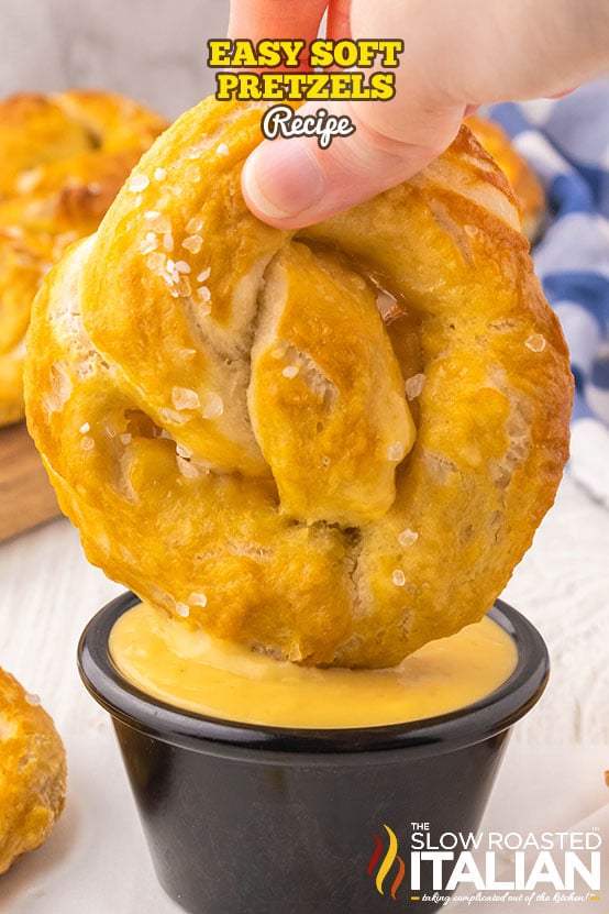 titled image: Easy Soft Pretzels Recipe