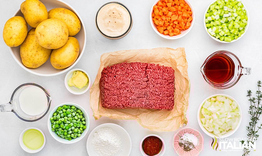 ingredients for guinness shepherd's pie recipe