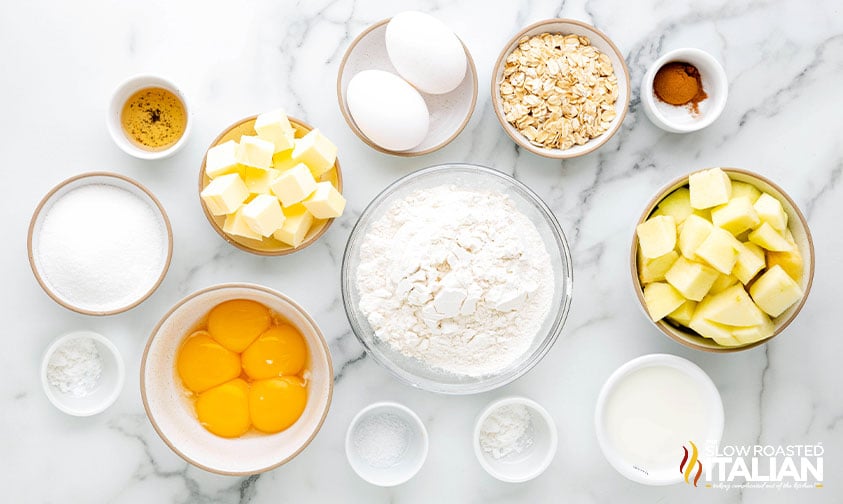 ingredients for irish apple cake