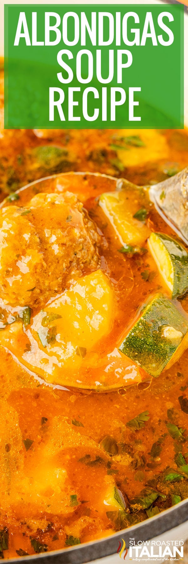 Albondigas Soup Recipe -PIN