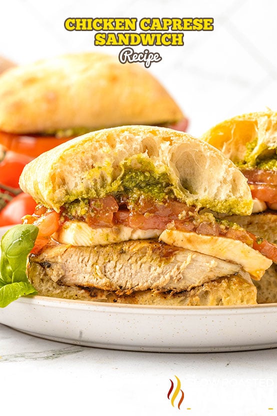 titled image: Chicken Caprese Sandwich Recipe