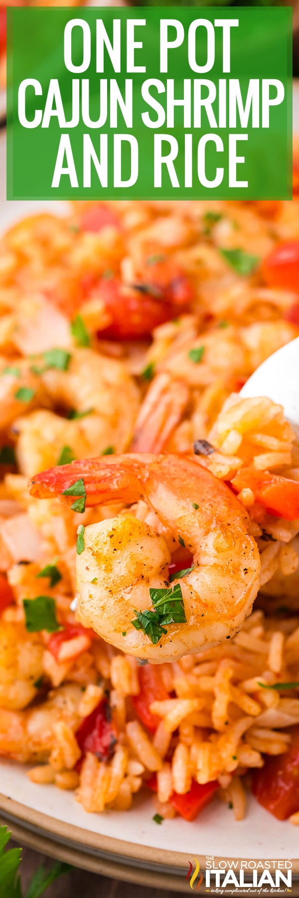 One Pot Cajun Shrimp and Rice -PIN