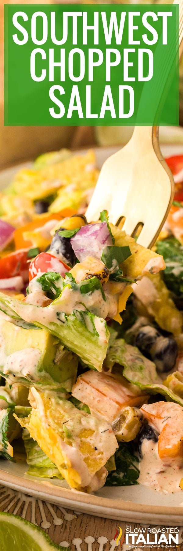 Southwest Chopped Salad Recipe -PIN