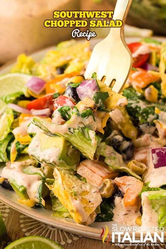 titled image: Southwest Chopped Salad Recipe