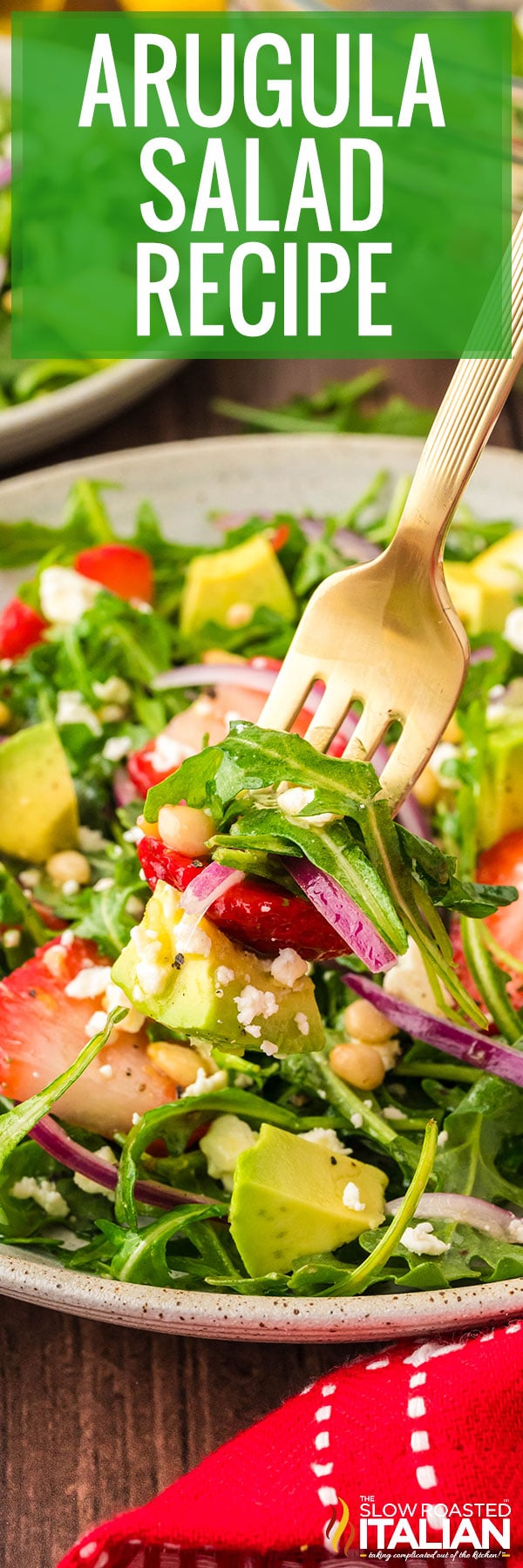 Arugula Salad Recipe -PIN