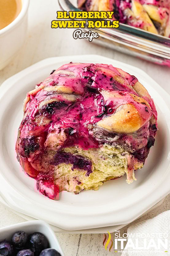 titled image: Blueberry Sweet Rolls Recipe