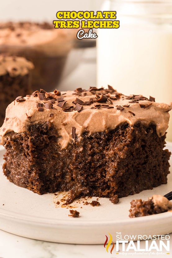 Titled image: Chocolate Tres Leches Cake