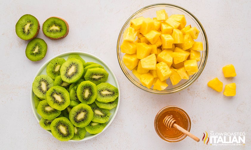 ingredients for kiwi popsicles recipe