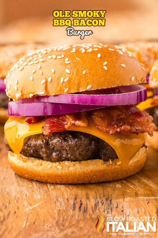 Titled image: Ole Smoky BBQ Bacon Burger