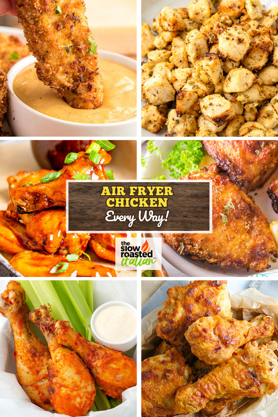 Titled image: Air Fryer Chicken Recipes