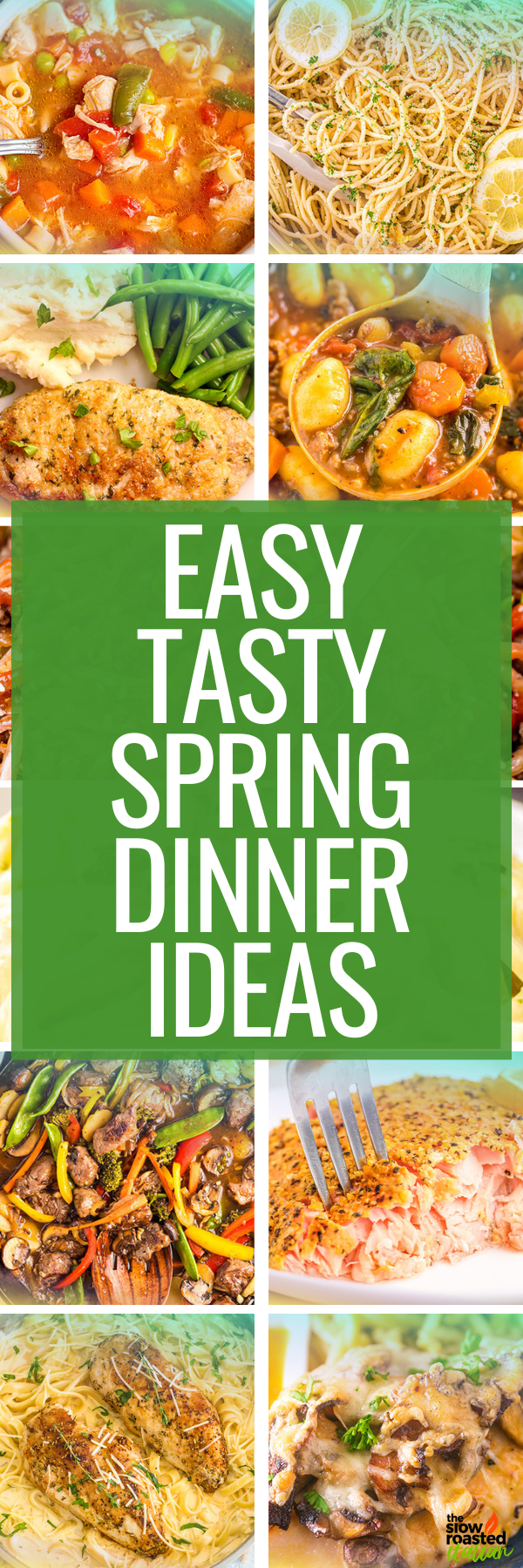 Easy Spring Dinner Ideas -PIN