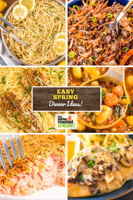 Titled image: Easy Spring Dinner Ideas