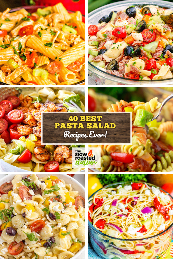 Titled image: 40 Best Pasta Salad Recipes Ever!