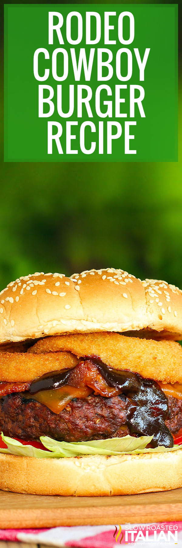 Rodeo Cowboy Burger Recipe -PIN