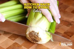 Titled image: How To Store Celery