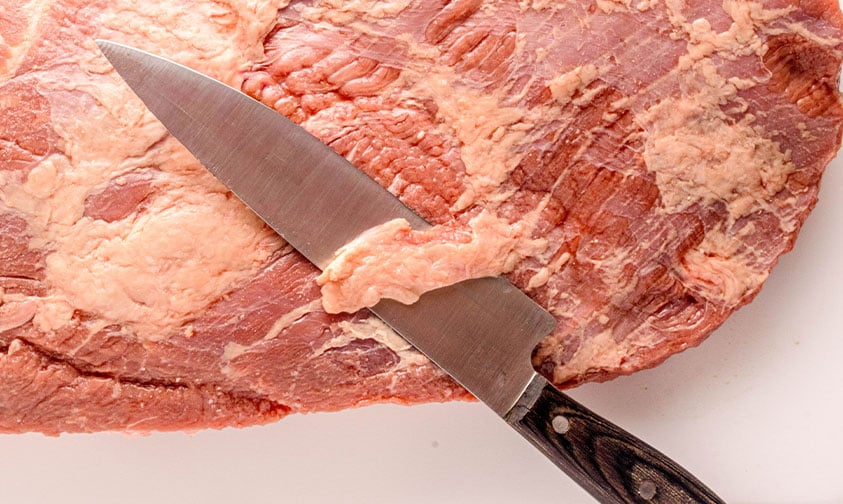 how to trim a brisket