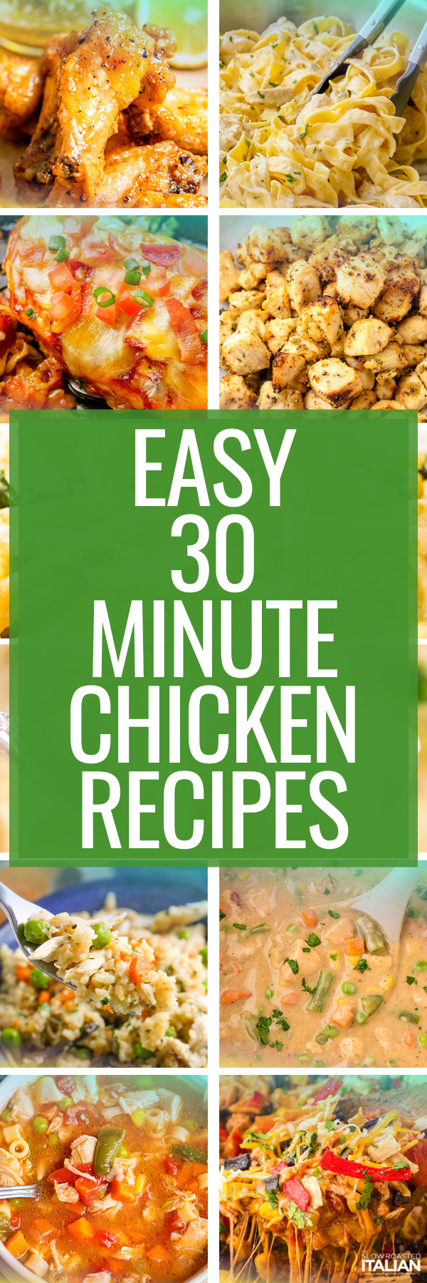 Easy 30 Minute Chicken Recipes -PIN