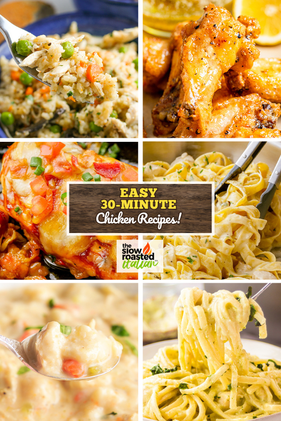Titled: Easy 30 Minute Chicken Recipes