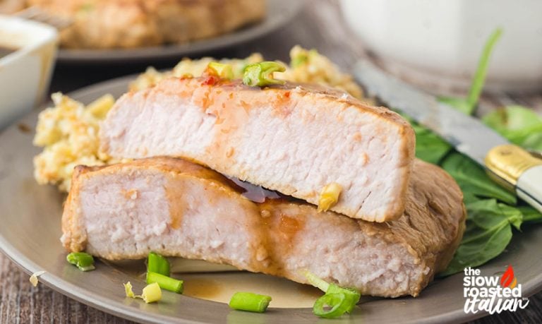 Marinated Pork Chops (Root Beer Glazed) - The Slow Roasted Italian